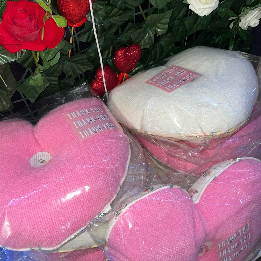 Set of 7 Heart-Shaped pillows - BRAND NEW WITH TAGS
